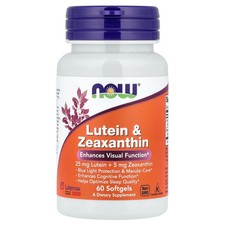 Now Foods Lutein  Zeaxanthin 60 Softgels GMP Quality Assured