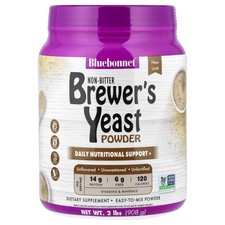 Non-Bitter Brewer's Yeast Powder, Unflavored, 2 lbs (908 g)