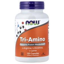 Now Foods Tri-Amino 120 Capsules GMP Quality Assured