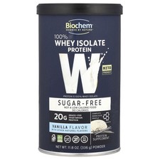 Biochem, 100% Whey Protein, Sugar Free, Vanilla, 11.8 oz (336 g)