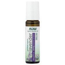 Organic Essential Oils, Lavender Roll-On, 1/3 fl oz (10 ml)