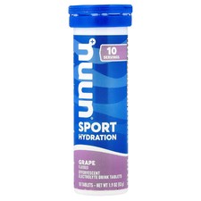 Sport Hydration, Effervescent Electrolyte Drink Tablets, Grape, 10 Tablets
