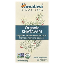 Himalaya Shatavari 60 Caplets Dairy-Free, Gluten-Free, GMP Quality Assured,