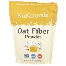 Oat Fiber Powder, 1 lb (454 g)
