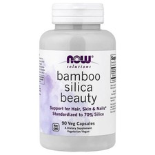 Solutions, Bamboo Silica Beauty, 90 Veg Capsules (380 mg per Capsule)