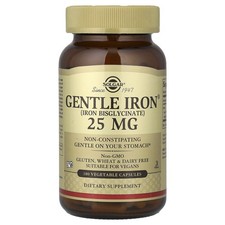 Gentle Iron®, 25 mg, 180 Vegetable Capsules