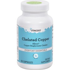 Chelated Copper, 60 Capsules