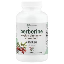Berberine, 240 Vegetarian Capsules