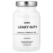 Amen, Leaky Gut+, 90 Vegetable Capsules