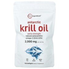 Antarctic Krill Oil, 120 Softgels (1,000 mg per Softgel)
