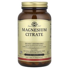 Magnesium Citrate, 60 Tablets (200 mg per Tablet)