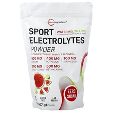 Sport Electrolytes Powder, Watermelon Lime, 2 lbs (907 g)