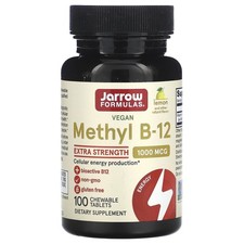 Methyl B-12, Lemon, 1,000 mcg, 100 Chewable Tablets