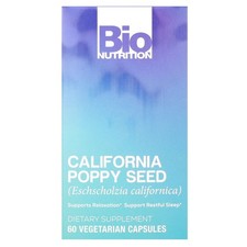 California Poppy Seed, 500 mg , 60 Vegetarian Capsules