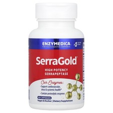 Enzymedica SerraGold High Activity Serrapeptase 60 Capsules Casein-Free,