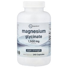 Magnesium Glycinate, 240 Capsules