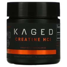Creatine HCl, 75 Veggie Capsules (750 mg per Capsule)
