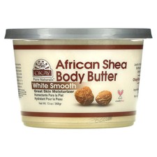 African Shea Body Butter, White  Smooth, 13 oz (368 g)