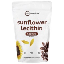 Sunflower Lecithin, 300 Softgels (800 mg per Softgel)
