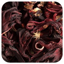 Organic Hibiscus Flower Petals, Whole, 1 lb (453.6 g)