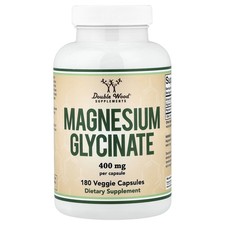Magnesium Glycinate, 400 mg, 180 Veggie Capsules