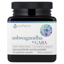 Ashwagandha + GABA,  60 Vegetarian Capsules