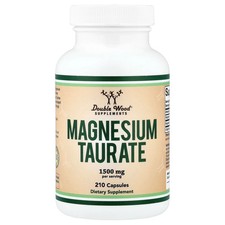 Magnesium Taurate, 210 Capsules (500 mg per Capsule)