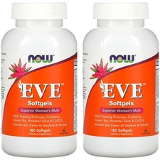 Now Foods, (2 Pack) EVE Superior Women's Multi, 180 Softgels