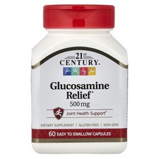 Glucosamine Relief, 500 mg, 60 Easy To Swallow Capsules