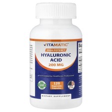 Hyaluronic Acid, High Potency, 120 Vegetable Capsules