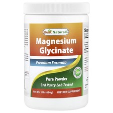 Magnesium Glycinate Powder, 1 lb (454 g)