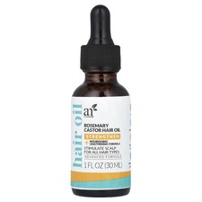 Hair Oil, Rosemary Castor, 1 fl oz (30 ml)