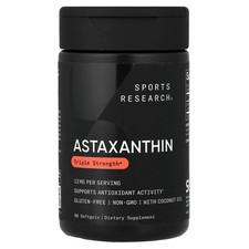 Astaxanthin, Triple Strength, 12 mg, 60 Softgels