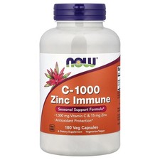 C-1000 Zinc Immune, 180 Veg Capsules