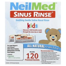 Kids, Sinus Rinse®, Ages 2 & Up, 120 Premixed Sachets, 0.037 oz (1.04 g) Each
