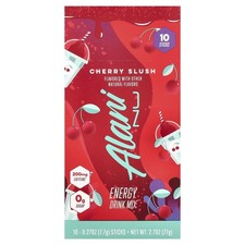 Energy Drink Mix, Cherry Slush, 10 Sticks, 0.27 oz (7.7 g) Each
