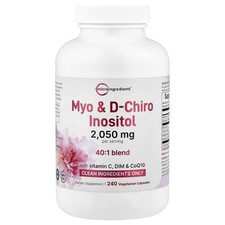 Myo &  D-Chiro Inositol, 240 Vegetarian Capsules