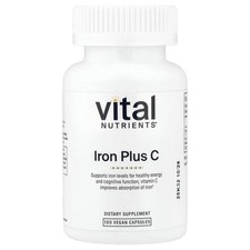 Iron Plus C, 100 Vegan Capsules