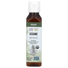 Organic Skin Care Oil, Sesame, 4 fl oz (118  ml)