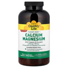 Target-Mins®, Calcium Magnesium with Vitamin D Complex, 360 Vegan Capsules