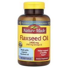 Flaxseed Oil, 1,400 mg, 100 Softgels