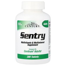 Sentry, Adults Multivitamin & Multimineral Supplement, 300 Tablets