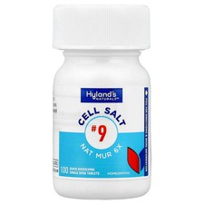 Cell Salt #9, Nat Mur 6X, 100 Quick-Dissolving Single Tablet Doses