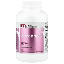 D-Mannose , 240 Vegetarian Capsules