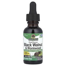 Black Walnut & Wormwood, Fluid Extract, Alcohol-Free, 1 fl oz (30 ml)