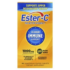 24 Hour Immune Support, 1,000 mg, 90 Vegetarian Coated Tablets