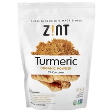 Zint Organic Turmeric Powder 16 oz 454 g Gluten-Free, Kosher, Non-GMO, Organic