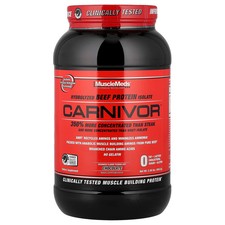 MuscleMeds, Carnivor, Bioengineered Beef Protein Isolate, Chocolate, 2.25 lbs