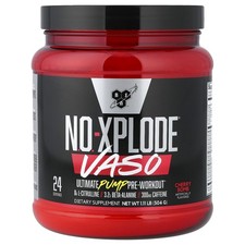 No-Xplode® VASO, Ultimate Pump Pre-Workout, Cherry Bomb, 1.11 lb (504 g)
