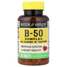 Vitamin B-50 Complex, 100 Tablets